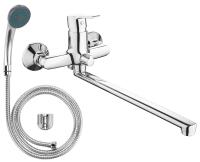 Смеситель для ванны с душевой лейкой Voda Fin FN31 хром
