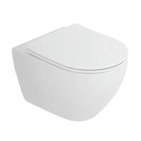 Унитаз подвесной безободковый с сиденьем  Cezares STYLUS CZR-6601-TH-TOR/CZR-2316-SC Унитаз подвесной безободковый с сиденьем  Cezares STYLUS CZR-6601-TH-TOR/CZR-2316-SC