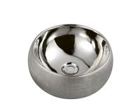 Раковина Boheme NeoArt 40 см 863 накладная серебро