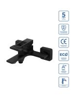 Смеситель для ванны BelBagno Luce LUC-VAS-NERO черный матовый