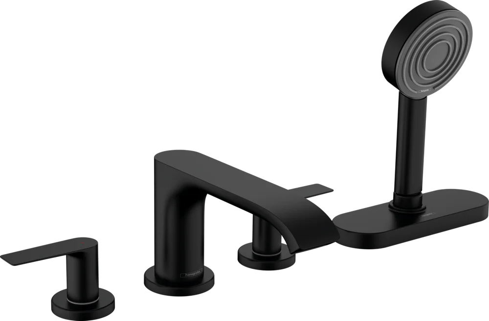 Смеситель на борт ванны Hansgrohe Vivenis 75444670 матовый черный Смеситель на борт ванны Hansgrohe Vivenis 75444670 матовый черный