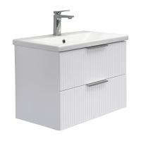 Тумба с раковиной Comforty Лима 70 см 00-00019188 подвесная белая
