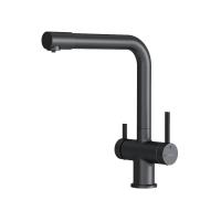 Смеситель для кухонной мойки Am.Pm Func с каналом для фильтра F8F05722 черный матовый