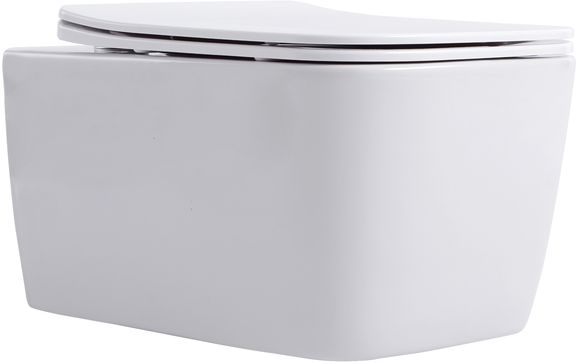 Унитаз подвесной Aquanet Tavr 2.0 W безободковый с микролифтом