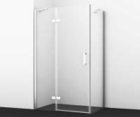 Душевой уголок WasserKRAFT Aller 120x200x80 10H06LWHITE профиль белый с хромом