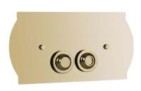 Кнопка смыва Boheme 652 золото