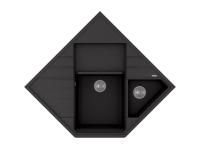 Кухонная мойка угловая 90x90 Florentina 20.375.J0900.302 Антрацит Кухонная мойка угловая 90x90 Florentina 20.375.J0900.302 Антрацит
