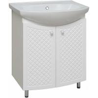 Тумба под раковину Runo Милано 60 см УТ000002087 напольная белая