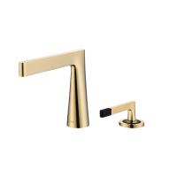 Смеситель для раковины Boheme Duo 161-G 2х-позиционный золото глянцевое