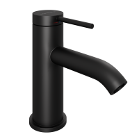 Смеситель для раковины Abelsberg Fluida ERF22001MB вулканический черный матовый