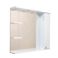 Шкаф зеркальный Onika Эльбрус 100 см 210004 белый с подсветкой