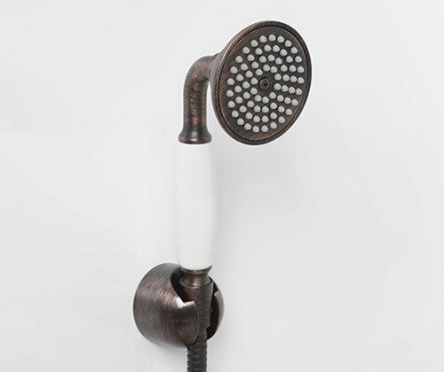 Смеситель для ванны с душевым гарнитуром WasserKRAFT Isar 1302L темная бронза матовый