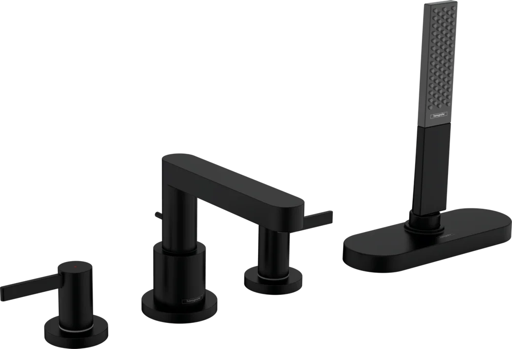 Смеситель на борт ванны Hansgrohe Finoris 76444670 матовый черный Смеситель на борт ванны Hansgrohe Finoris 76444670 матовый черный