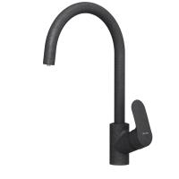 Смеситель для кухонной мойки Am.Pm Like с каналом для фильтра F8007722 черный матовый