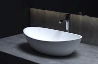 Раковина накладная Salini Callista 55 см 1101203SM белая