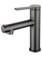 Смеситель для раковины Wonzon & Woghand WW-H1017-BGG темный графит брашированный