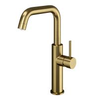 Смеситель для мойки с совмещенным изливом для фильтра WasserKRAFT A8587 золото матовый