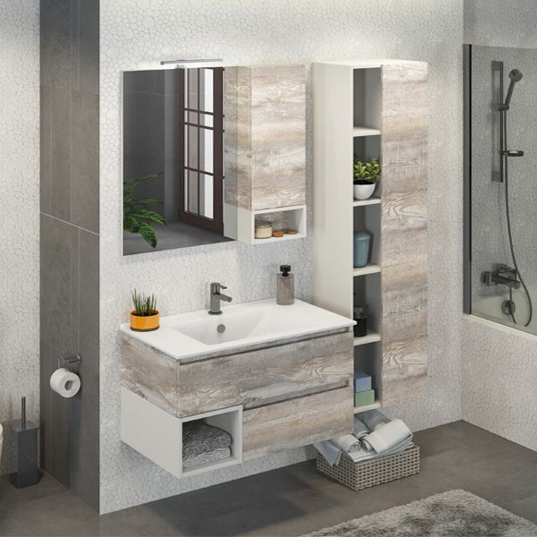 Пенал COMFORTY Турин-45 дуб бежевый Пенал COMFORTY Турин-45 дуб бежевый
