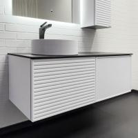 Тумба с раковиной Comforty Геленджик 120 см 00-00018707 подвесная белая