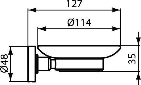 Мыльница с держателем Ideal Standard IOM A9122XG Мыльница с держателем Ideal Standard IOM A9122XG