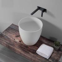 Раковина Boheme Corian 40 см 884-39 накладная белая