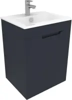 Тумба под раковину Aquanet Практика 50 см 00330452 подвесная маренго