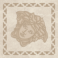Вставка для плитки Versace Emote 10x10 см 262591 бежевый