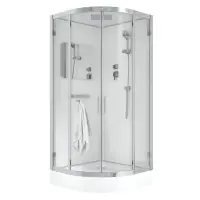 Душевая кабина Ceruttispa 90x215 VIVA91 профиль хром