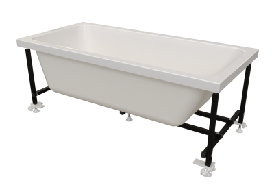 Ванна акриловая Radomir Дижон 180x70 2-01-0-0-1-280Р белая пристенная с каркасом