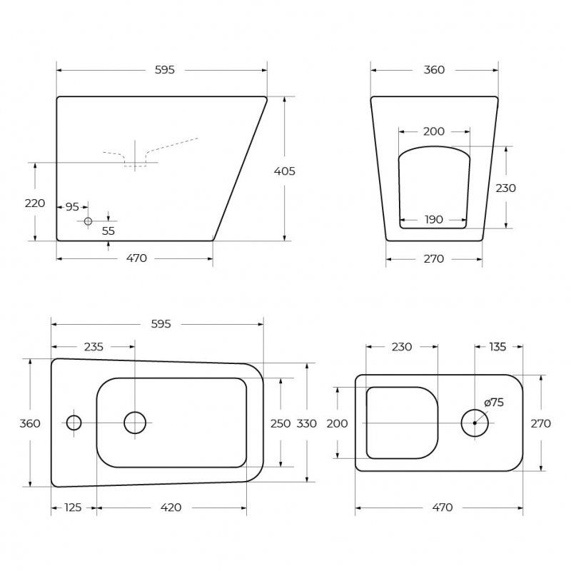 Напольное  BelBagno ARDENTE-R BB003B Напольное  BelBagno ARDENTE-R BB003B