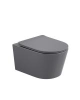 Унитаз подвесной Sapbox Lumara SB1124C1-MG безободковый с микролифтом