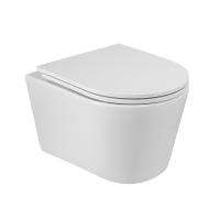 Унитаз Cezares Liner CZR-38083-49-TH-TOR/SC подвесной безободковый с микролифтом