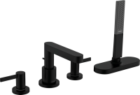 Смеситель на борт ванны Hansgrohe Finoris 76444670 матовый черный Смеситель на борт ванны Hansgrohe Finoris 76444670 матовый черный