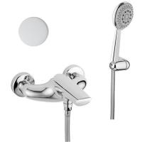 Смеситель для ванны Webert Aria AI850101844 белый глянцевый