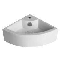 Раковина Azario 43.5х31х12.5 угловая белая AZ-4299