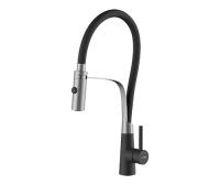 Смеситель для мойки WasserKRAFT A8417 черный матовый