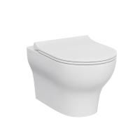 Подвесной безободковый унитаз VitrA Zentrum Round 7786B003-0075 Подвесной безободковый унитаз VitrA Zentrum Round 7786B003-0075