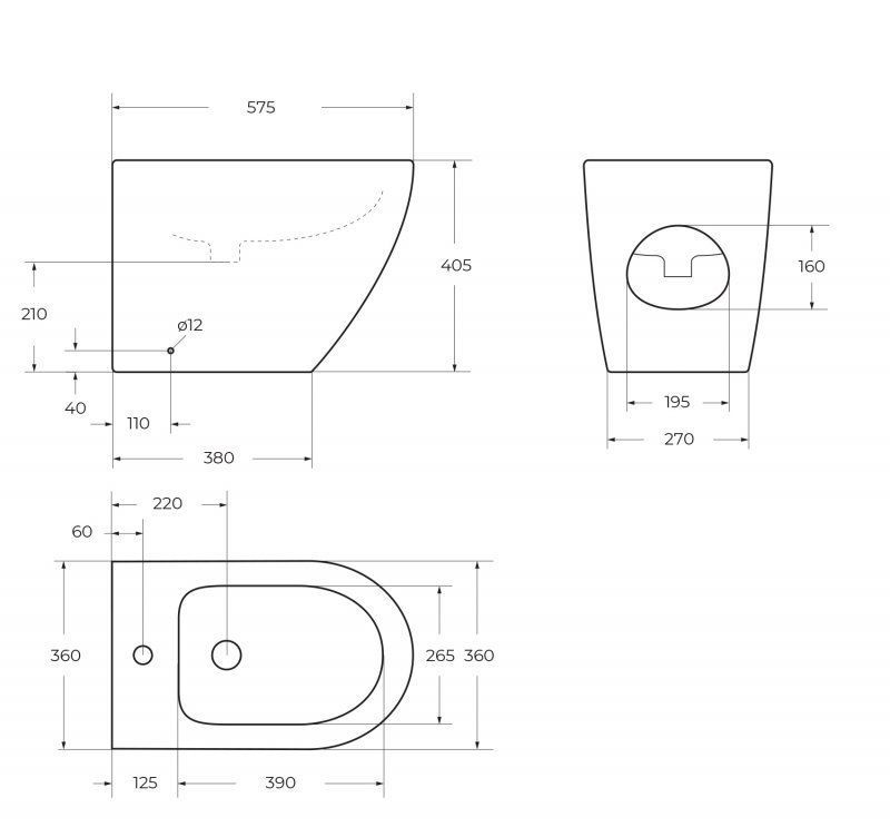 Напольное  BelBagno SFERA-R BB2141B Напольное  BelBagno SFERA-R BB2141B