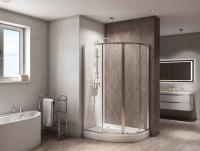 Душевой уголок 80x100 см BelBagno DUE Due-rh-2-100/80-c-cr хром Душевой уголок 80x100 см BelBagno DUE Due-rh-2-100/80-c-cr хром