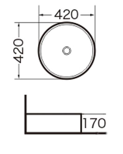 Раковина GROSSMAN GR-3014 накладная