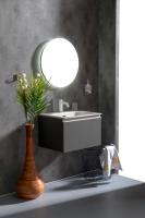 Тумба под раковину Armadi Art Vallessi 60 см 837-060-A glossy подвесная антрацит