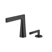 Смеситель для раковины Boheme Duo 161-SGM 2х-позиционный графит глянец