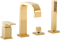 Смеситель на борт ванны Migliore Kvant Gold 25392 Смеситель на борт ванны Migliore Kvant Gold 25392