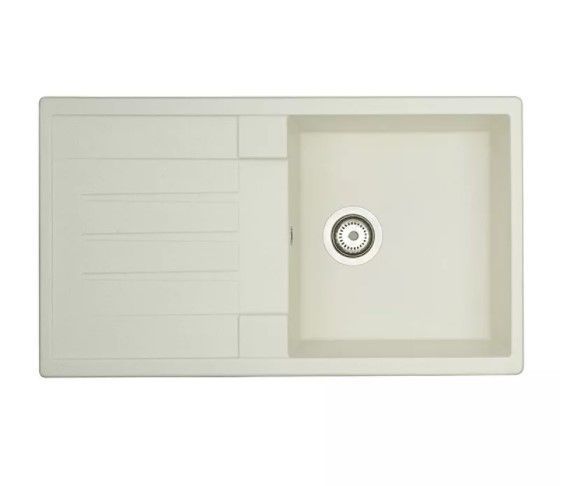 Мойка кухонная из литого мрамора AQUATON ВЕРОНА 1A710032VR240 жемчуг