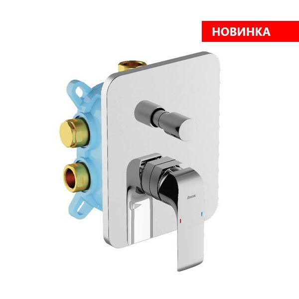 Смеситель настенный с переключателем Ravak FL 065.00 для R-box X070123