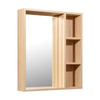 Шкаф зеркальный Runo Эко 55 см 00-00001451 лиственница