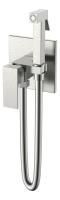 Смеситель гигиенический Boheme Qubic 477-NB Brushed Nickel Смеситель гигиенический Boheme Qubic 477-NB Brushed Nickel
