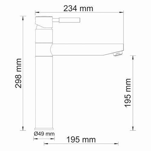 Смеситель для кухни WasserKraft Main 4107 Смеситель для кухни WasserKraft Main 4107
