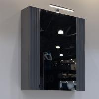 Шкаф зеркальный Comforty Лима 70 см 00-00004891 антрацит