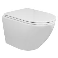 Унитаз Azario AZ-0046N подвесной безободковый с микролифтом